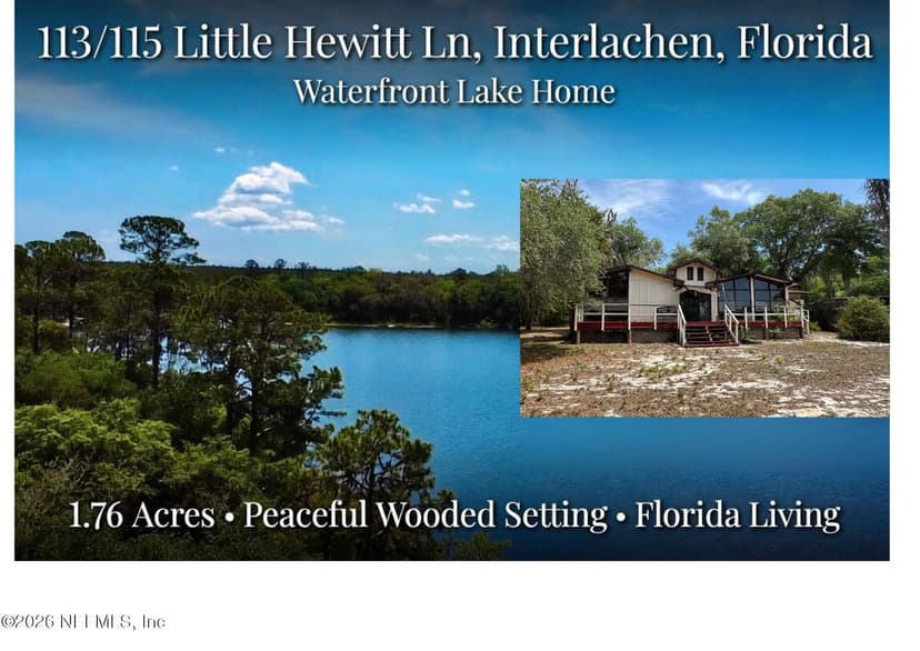 115 LITTLE HEWITT Lane, Interlachen, FL 32148