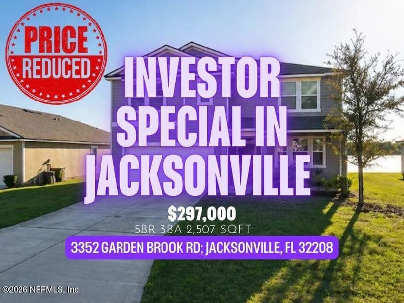 3352 GARDEN BROOK Road, Jacksonville, FL 32208