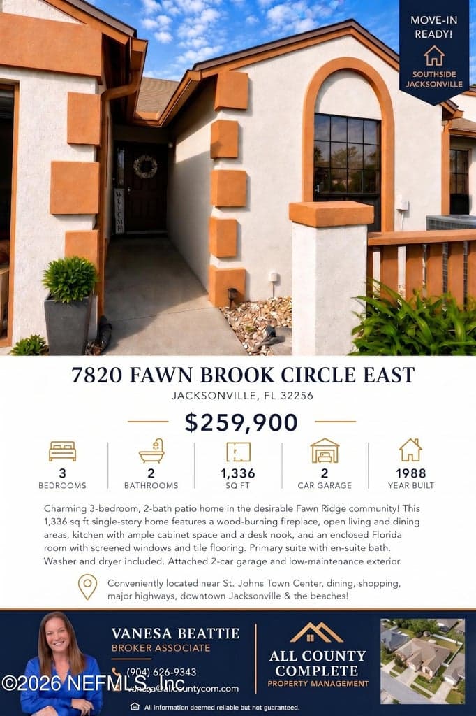 7820 FAWN BROOK Circle E, Jacksonville, FL 32256