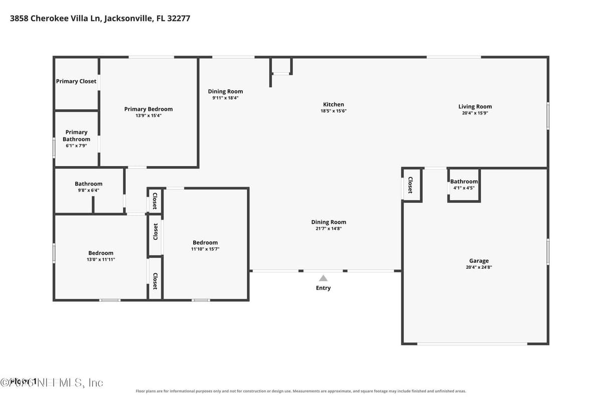 3858 CHEROKEE VILLA Lane, Jacksonville, FL 32277, Jacksonville, FL - photo 2