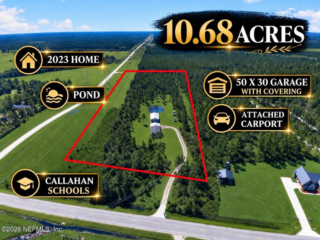 6195 RIVER Road, Hilliard, FL 32046